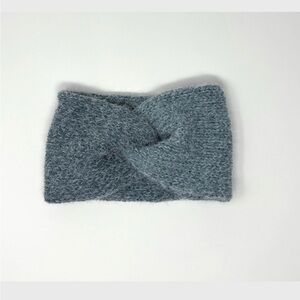 Bluestone Frost Fuzzy Knit Ear Warmer